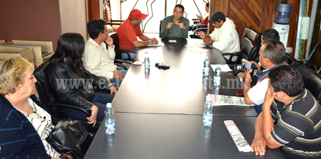 Dirección de reglamento de Sahuayo se reunió con perifonistas