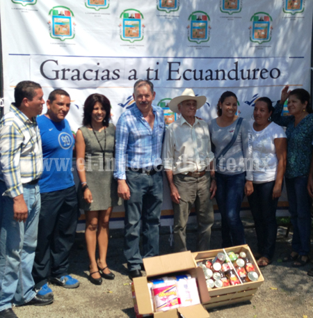 Ecuandureo se unió a la causa por los damnificados de Michoacán