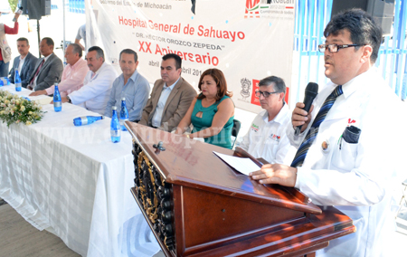 Cumple 20 años el Hospital Regional de Sahuayo