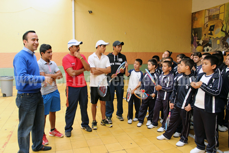 “El Tenis va a tu Escuela” concluyó enseñanza en la Escuela Gabino Barreda