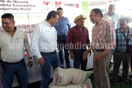 Invierte gobierno estatal 92.5 mdp en fertilizante y semilla mejorada