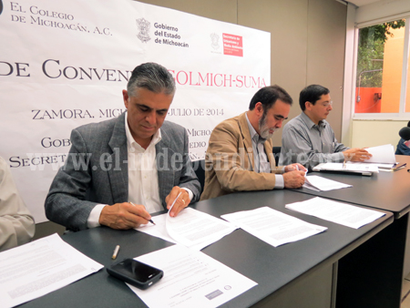 SUMA Y COLMICH firmaron convenios de especialización en desarrollo urbano