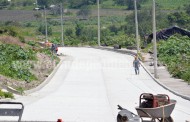 Gran avance presenta la pavimentación del circuito Sánchez del Río