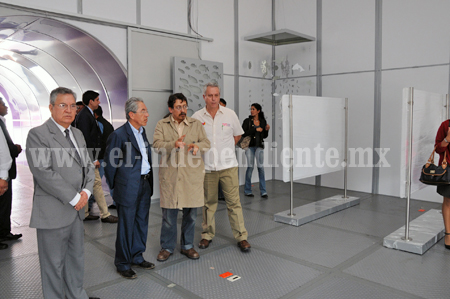Supervisa el gobernador Salvador Jara la instalación del Museo Meta Michoacán