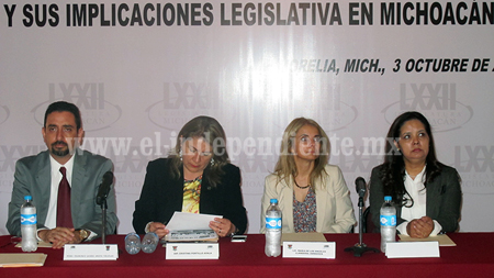 Inicia curso “El Nuevo Sistema de Justicia Penal y su Implicación Legislativa en Michoacán”, en el H. Congreso del Estado