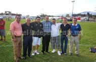 Toño Salas inauguró la Liga Municipal de Fútbol