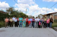 Venustiano Carranza entrega obras a vecinos de vecinos de El Fortín