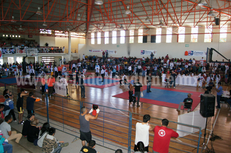 Más de 200 taekwondoines vieron acción en la competencia Olímpica local