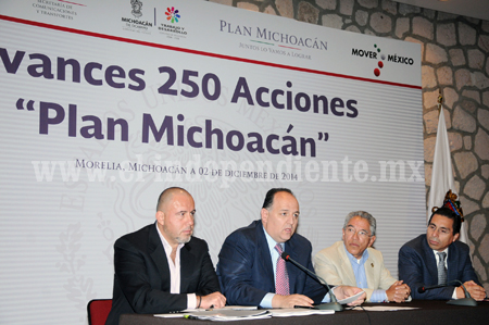 Dan a conocer avances de infraestructura carretera en Michoacán