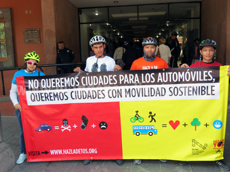 Ciclistas exigen políticas públicas para salvaguardar su integridad y fomentar uso de ese medio de transporte