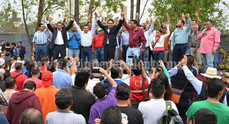 Recibe Silvano respaldo de más de 22 mil transportistas de Michoacán