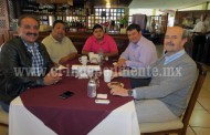 Fausto Vallejo, gobernador con licencia, se reunió con priístas de Zamora