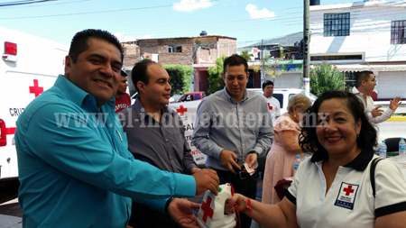 Inicia colecta de Cruz Roja en Los Reyes