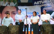 Arturo Hérnandez, candidato del PAN a la alcaldía de Tangancicuaro, tuvo el apoyo de Cocoa Calderón