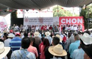 Con el apoyo de campesinos, vamos por carro completo: Chon Orihuela