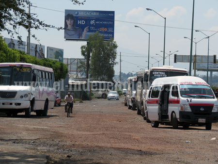 Central Camionera invierte 20 mil pesos anuales en mantenimiento de calle lateral