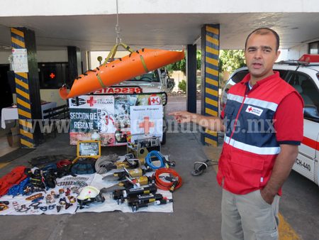 Fortaleció Cruz Roja su equipamiento con inversión  de  más de 900 mil pesos