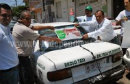 Taxistas del Valle de Zamora aplaudieron la seriedad y la sensibilidad de Carlos Lugo