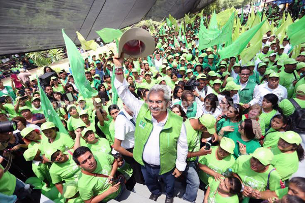 Dirigente estatal del Partido Verde visualiza a Chon como gobernador