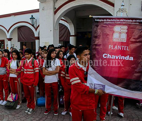 Estudiantes de Cobaem realizan sus jornadas académico-deportivas y culturales en Jiquilpan