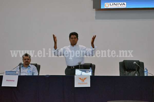 Asistentes vieron ganador a Rubén Cabrera candidato a alcalde de Jacona en el debate