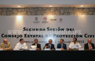 · Declara gobernador en sesión permanente consejo estatal de protección civil por fenómenos hidrometeorológicos