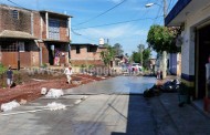 Los Reyes realiza pavimentación y drenaje en Guadalajarita