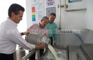 Récord de producción con leche fresca en Liconsa Michoacán