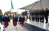 Realizan las autoridades  municipales desfile  en honor a Morelos