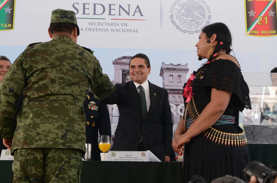 Reconoce Silvano Aureoles gallardía, compromiso y entrega del Ejército en Michoacán