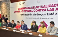 Llama Silvano Aureoles a unir esfuerzos contra las adicciones
