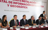 Firma Gobernador convenio con INEGI para suministrar información de calidad a favor de Michoacán
