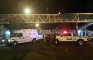 Por presuntos problemas familiares, un taxista se lanza de puente peatonal en Zamora