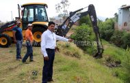 Arrancó la limpieza de drenes y Río Celio en Jacona