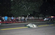 Motociclista muere atropellado en la carretera Jacona-Jiquilpan