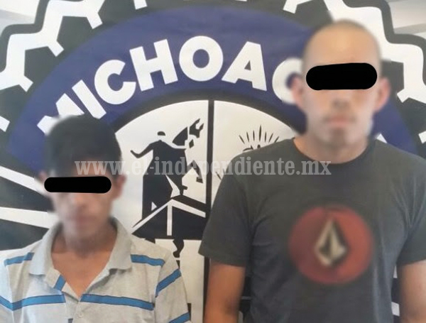 Durante operativos en Zamora Policía Michoacán detiene a tres por delitos contra la salud
