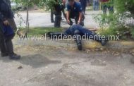 Docentes apedrean a policías y lesionan a uno en Zamora; hay un detenido