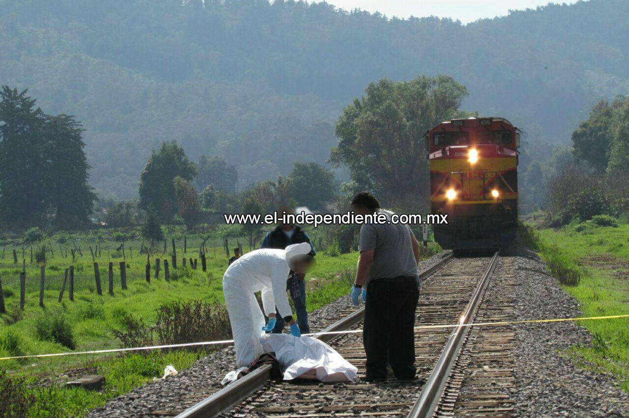 Hombre fallece arrollado por el tren, en Pátzcuaro