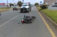 Se accidenta motociclista en el Boulevard Lázaro Cárdenas de Sahuayo