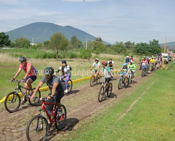 Invitan a evento recreativo, organiza Dirección de Deportes y Jacona en Bici