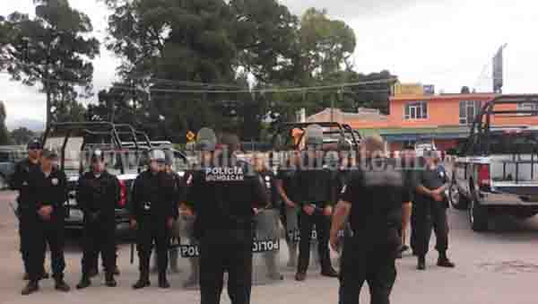 Refuerza SSP operativo ante movilizaciones de la CNTE y normalistas