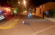 Motociclista muere tras fuerte choque en el Habitacional del Parque en Zamora