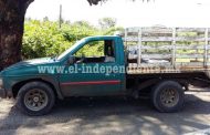 Federales aseguran camioneta con reporte de robo en Zamora