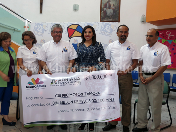 Gestión de Adriana Campos logró concretar apoyo de millón de pesos para CRI