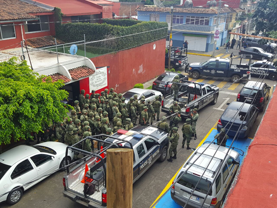 Federación y Estado realizan operativo coordinado para preservar la seguridad en Uruapan