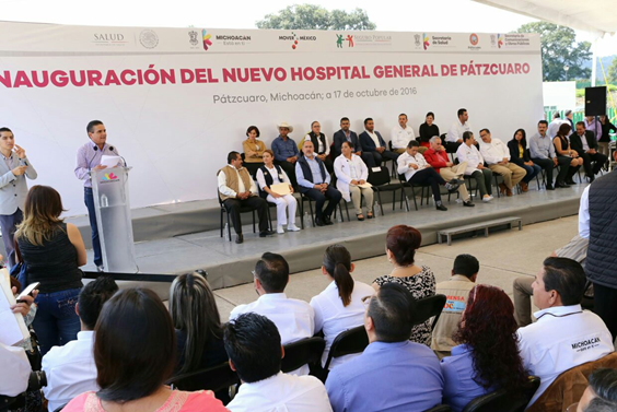 Inaugura Gobernador nuevo Hospital General de Pátzcuaro