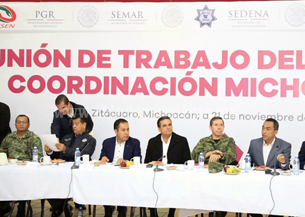 Analizan estrategia de seguridad en región Oriente de Michoacán 