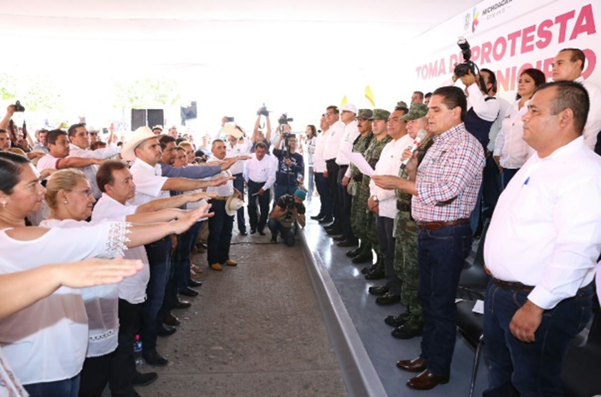 Juntos regresaremos el orden y la paz a Tepalcatepec: Silvano Aureoles