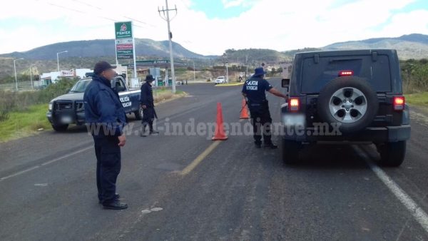Tras enfrentamiento refuerza SSP y Sedena seguridad en Zamora