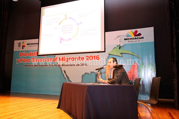 Reconoce SEGOB a Michoacán como el estado más avanzado en políticas migratorias